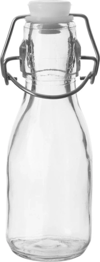 Glazen fles met beugelsluiting 160 ml Orion