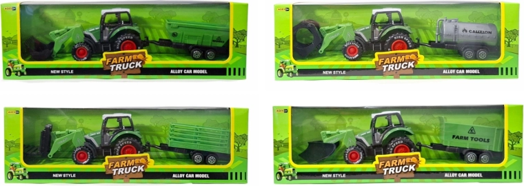 Tractor met aanhanger
