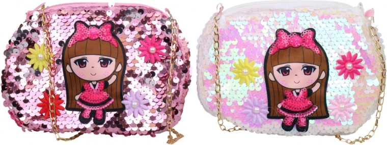 Schoudertas in twee kleuren