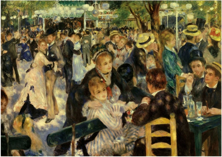 Puzzel Dansen bij Moulin de la Galette 3000 stukken