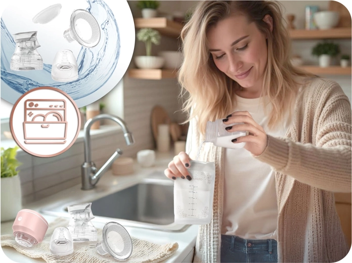 Eenvoudig onderhoud en veilige BPA-vrije materialen