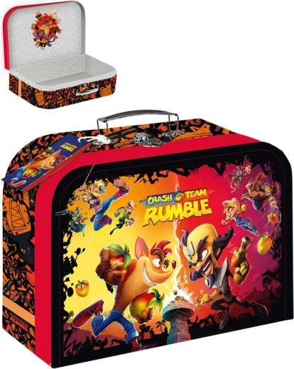 Kinder schoolkoffertje Crash Team Rumble 35 × 25 cm - 1 stuk