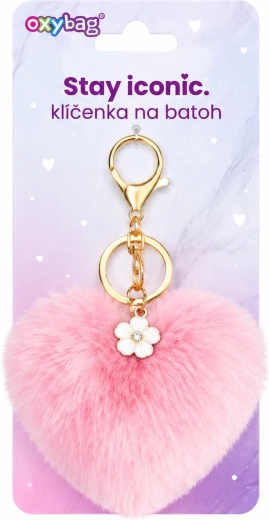 Oxybag fashion sleutelhanger roze hart