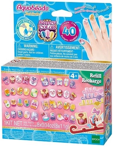 Aquabeads Nagelstudio – navulset Shiny Color