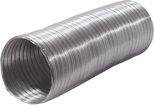 Flexibele aluminium luchtkanaal diameter 150 mm, lengte 230–1000 mm