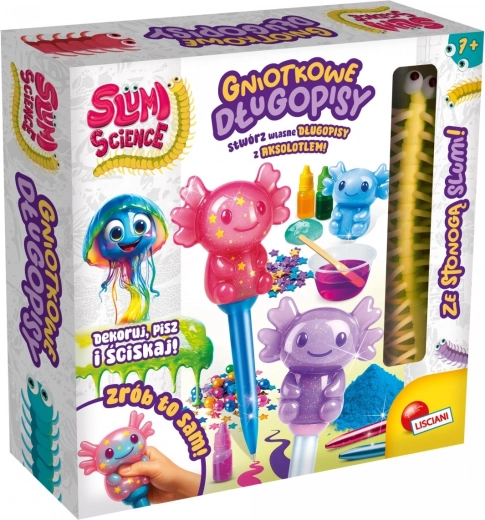 Slumi Science knijpbare pennen – creatieve set