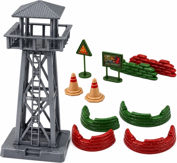 Toren en accessoires voor het bouwen van een basis