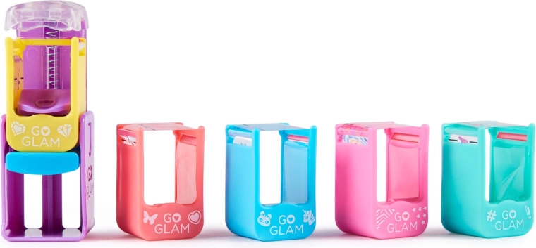 Vijf verwisselbare cassettes met trendy motieven