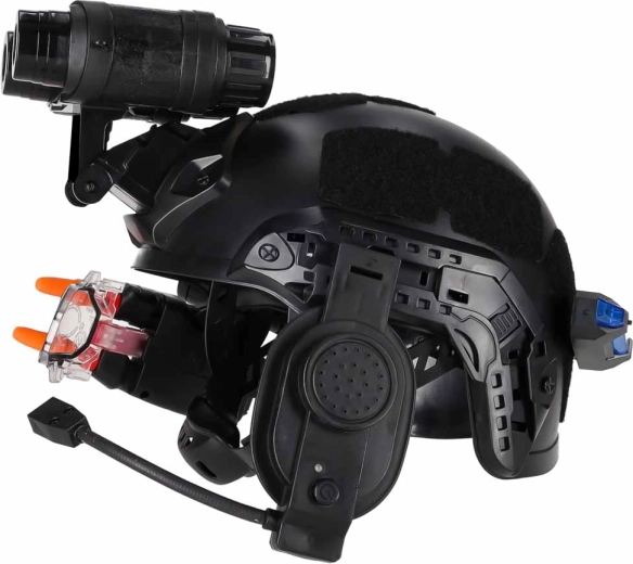 Headset met microfoon en geluidseffect