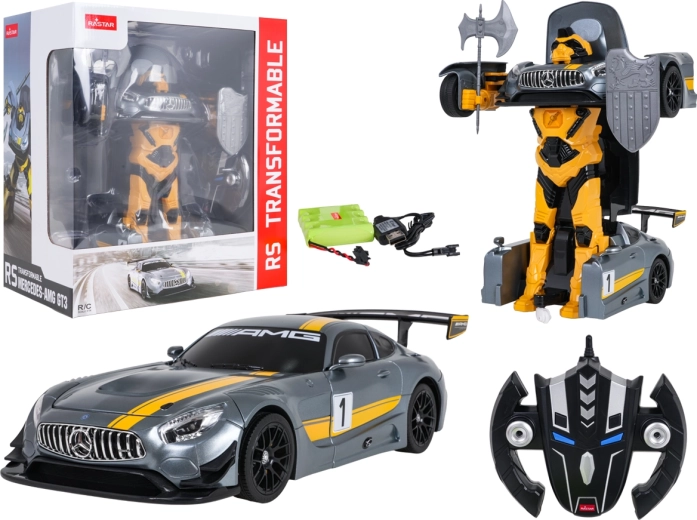 Op afstand bestuurbare auto en robot 2-in-1 Mercedes-AMG GT3 RASTAR