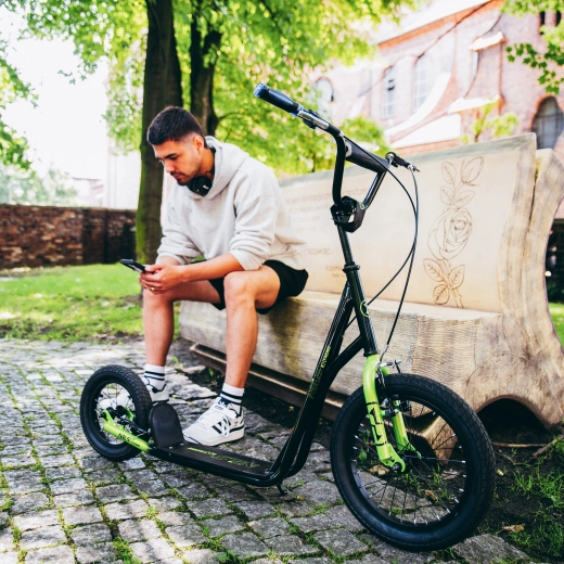 Veilige V-brakes en breed deck