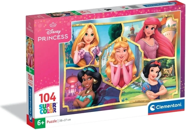 Puzzel 104 stukjes Disney Prinsessen Clementoni