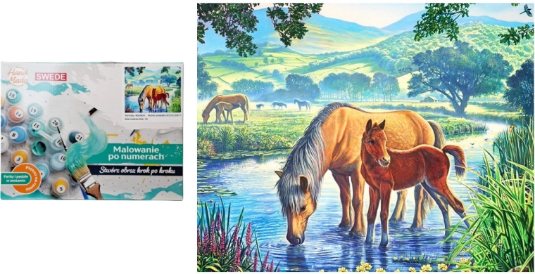 Schilderen op nummer – paarden