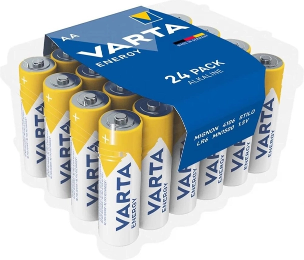 Alkaline AA-penlitebatterijen LR6 24 stuks Varta
