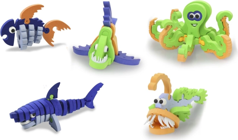 Jamara 3D zachte inlegpuzzel Sea World (zeewereld) - 1 stuk