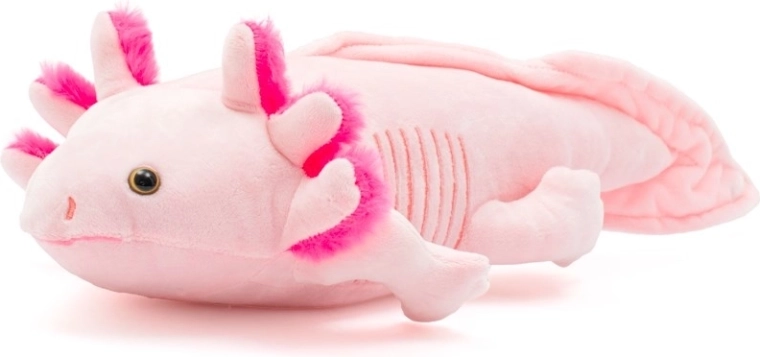 Pluchen axolotl Baby Mix 45 cm roze