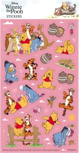 CCG stickers Winnie de Poeh op folie (F2)