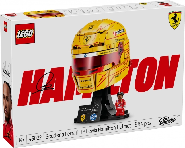 LEGO Editions helm van Lewis Hamilton Scuderia Ferrari HP