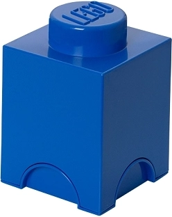 LEGO opbergbox 1 blauw - 1 stuk