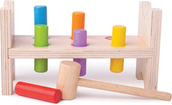 Houten hamerspel Bigjigs Baby