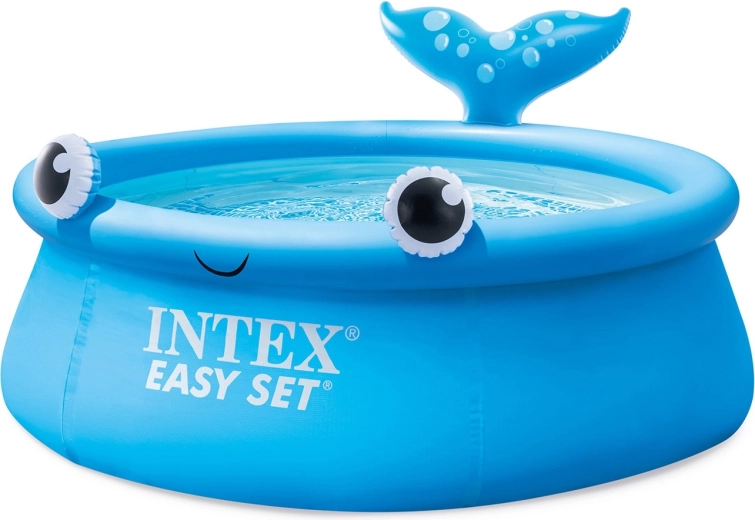 Opblaasbaar kinderzwembad Intex Jolly Whale walvis