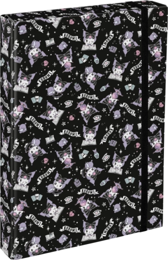 Mappen voor schoolschriften A4 Jumbo KUROMI Black Baagl