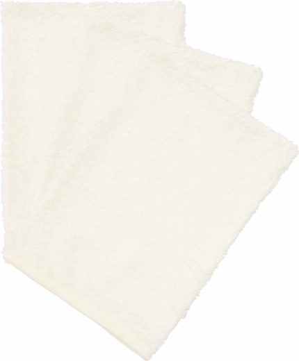 Timboo washandjes Daisy White (3 stuks)