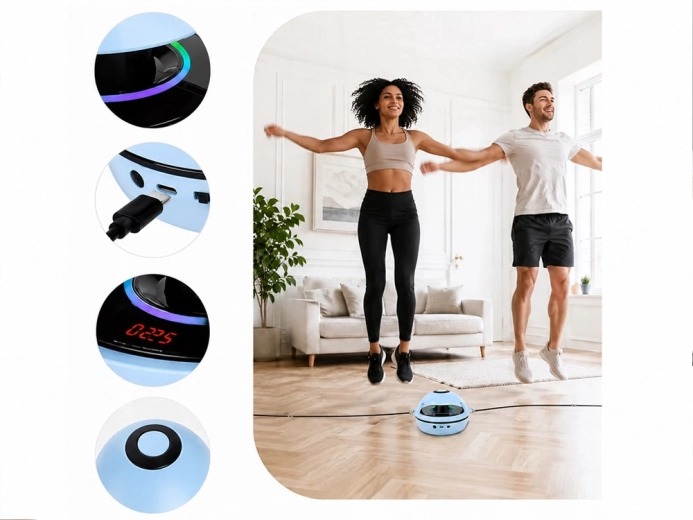 Bluetooth-muziek en lichteffecten voor leuker trainen