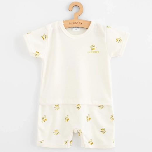 Zomerse babyromper van biologisch katoen New Baby Olivy 80 (9–12 maanden)