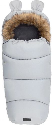Winter voetenzak voor baby MoMi grijs