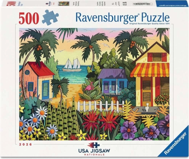 Ravensburger puzzel USA Jigsaw Nationals: tropische sfeer 500 stukjes