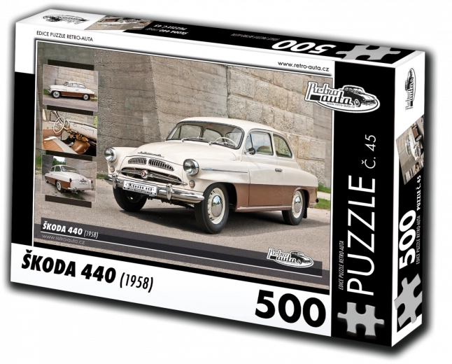 Puzzel RETRO-AUTO Škoda 440 – 500 stukjes