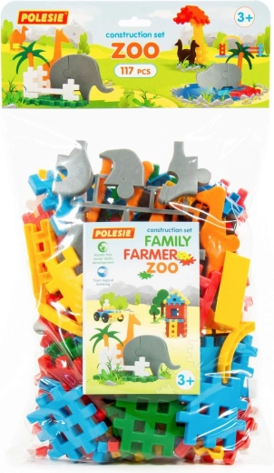 Bouw je eigen dierentuin met 117 stukjes