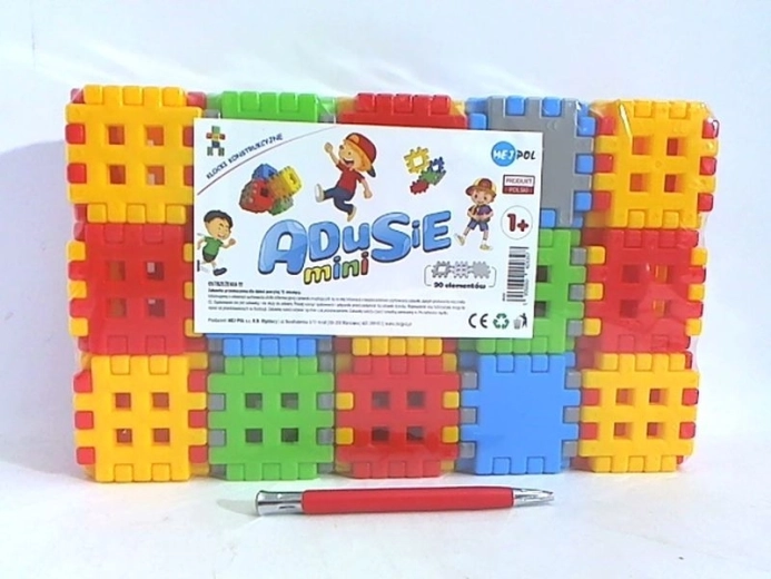 Adusie mini constructieblokken 90 stuks