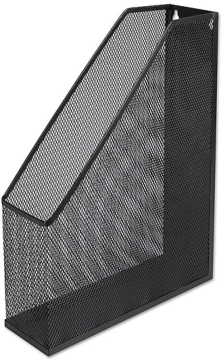 Metalen wandrek voor catalogi CONCORDE, zwart