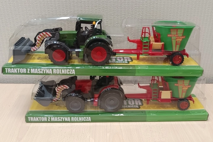 Tractor met landbouwmachine