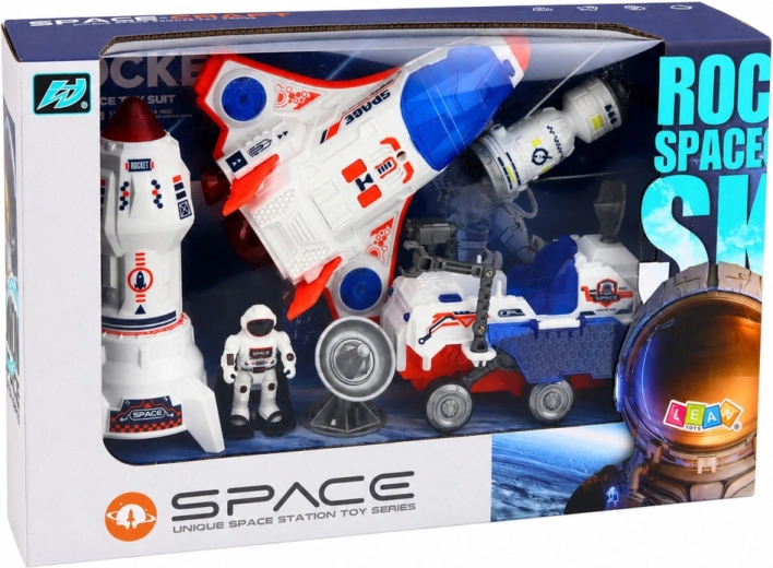 Accessoires voor rollenspel: astronaut en communicatie-elementen