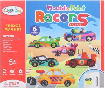Creatieve set magneten Raceauto's