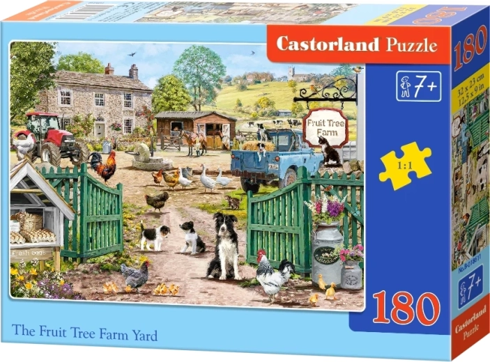 Castorland puzzel Boerderij met fruitboomgaard met 180 stukjes