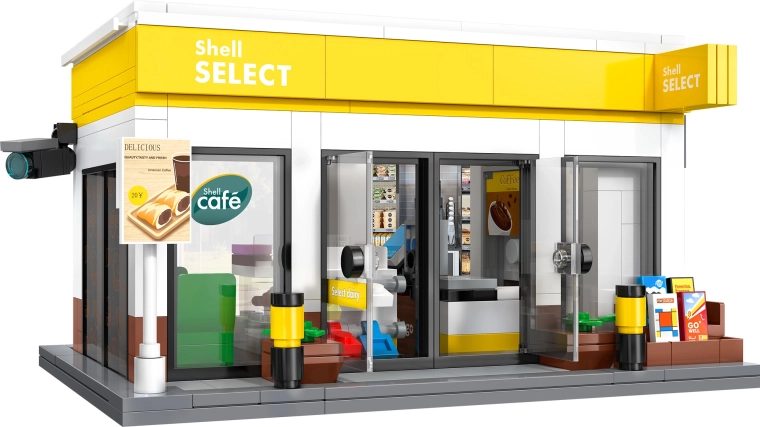 Realistische look met SHELL Select branding