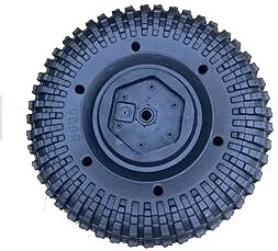 JAMARA voorwiel voor elektrisch kindervoertuig Land Rover Defender 110 SVX Li-Power 12,6 V