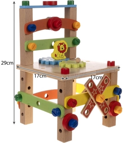 Kleurrijk kinderdesign en houten duurzaamheid