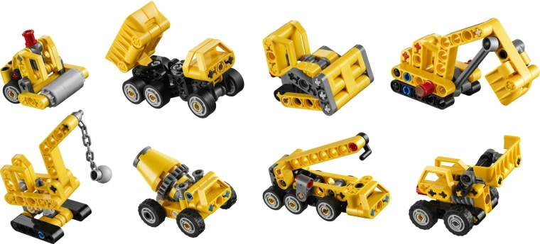 Verrassingsmodel van een bouwmachine