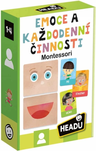 Headu Montessori emotionele uitdrukkingen en dagelijkse activiteiten – educatief spel