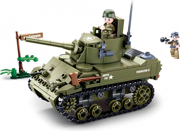 Sluban Army WO2 kleine geallieerde tank – bouwset