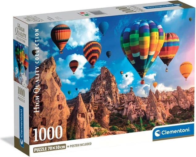 Puzzel 1000 ballonnen in Cappadocië