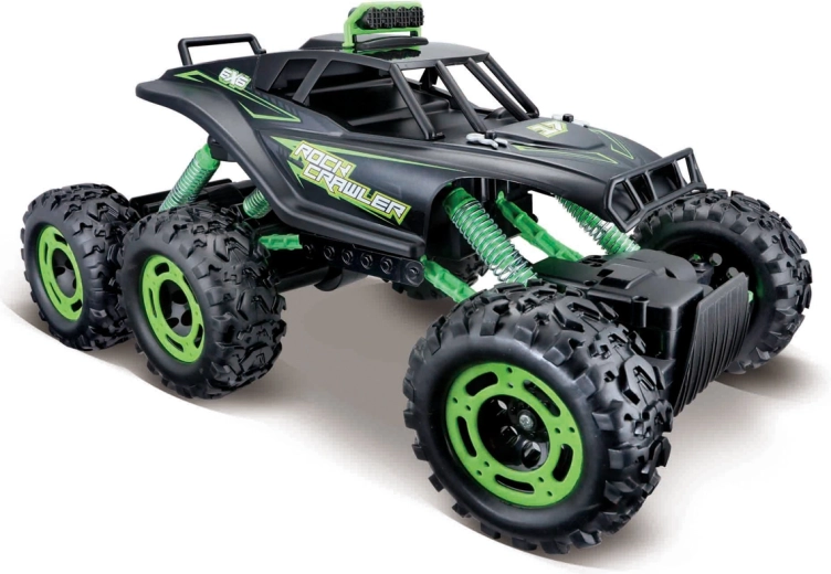 Maisto RC rock crawler 6x6 matzwart
