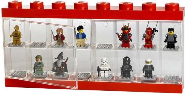 Veilige bevestiging van 16 minifiguren