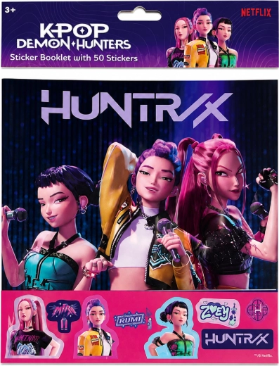 Stickeralbum KPop Demon Hunters Huntrix (50 stickers)