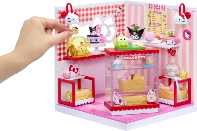 Miniwereld in Hello Kitty-stijl